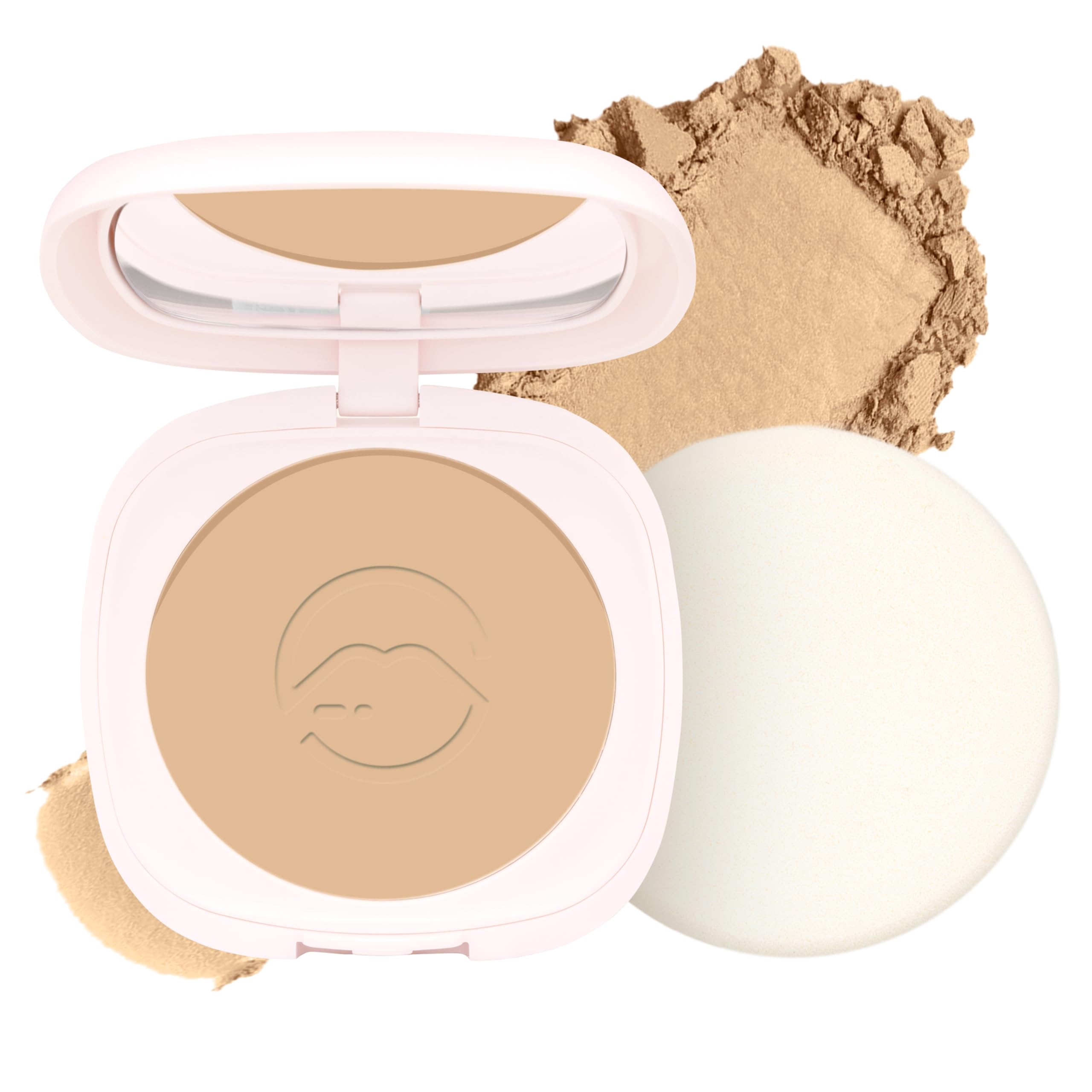 MARS Zero Oil Compact with an Applicator (10 gm) (07-MOCHA) | Non-Comedogenic | Oil Control | Long-Lasting | Matte Finish | Light-Weight | Minimize Pores | Travel Friendly