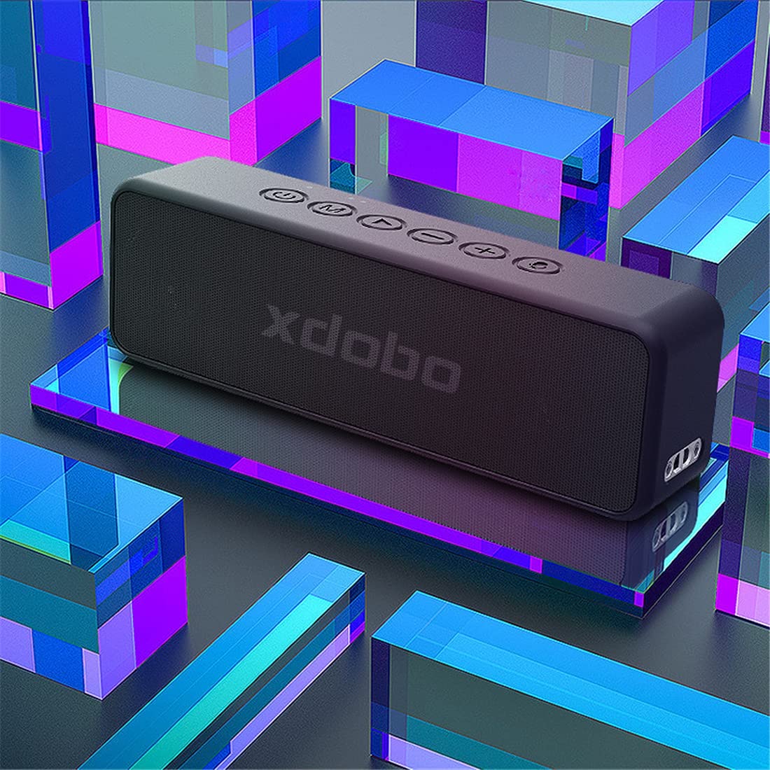 Altoparlante Bluetooth, Altoparlanti Wireless Portatili, Adattatore Audio Wireless HiFi, Stereo Forte, Basso in Piena Espansione, per Casa E Partito