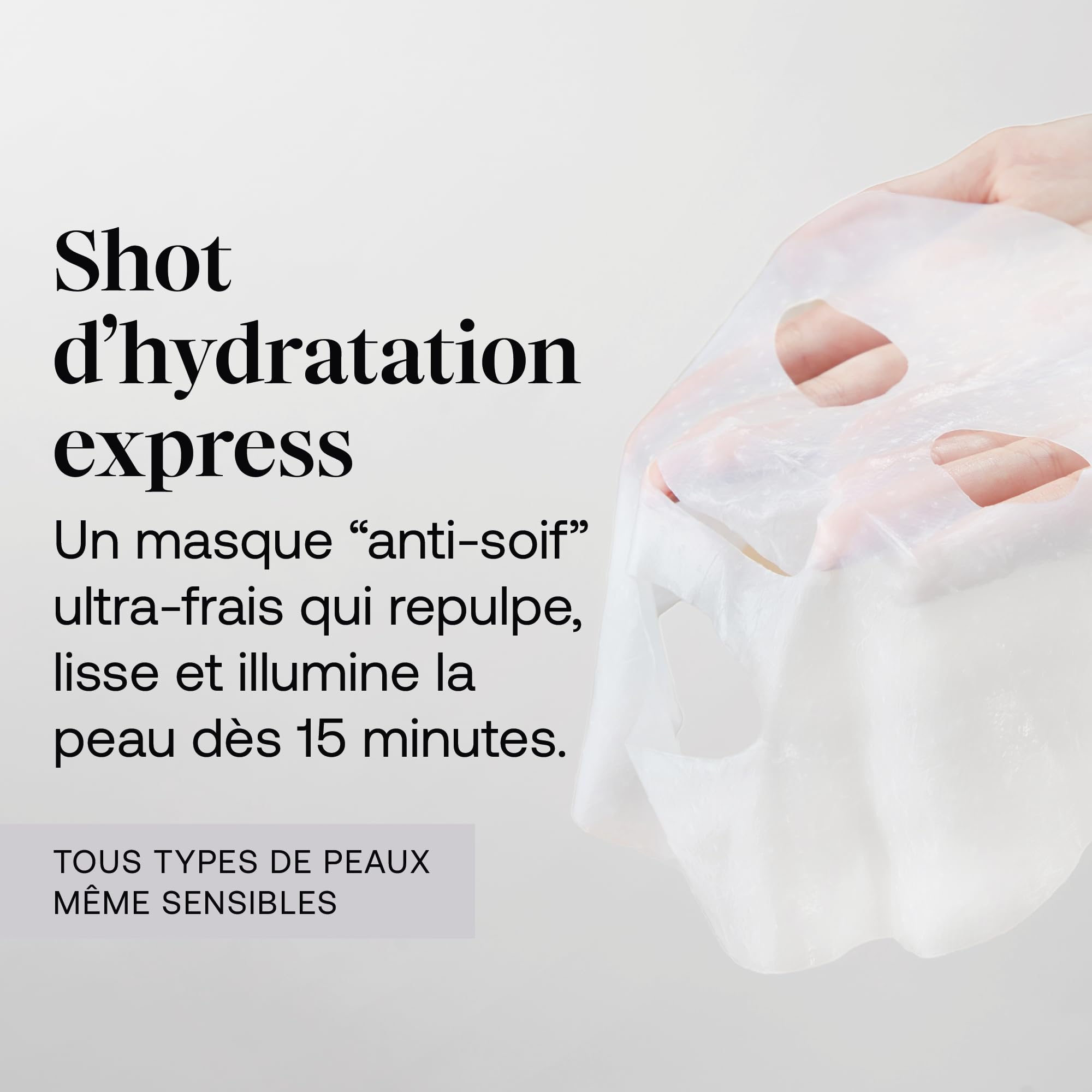 Rexaline HYALURX-BOOST – 12 Maschere Idratanti Flash – Acido Ialuronico & Niacinamide – Reidratazione Immediata & Luminosità Viso – Tutti i Tipi di Pelle – Maschere in Tessuto Monouso