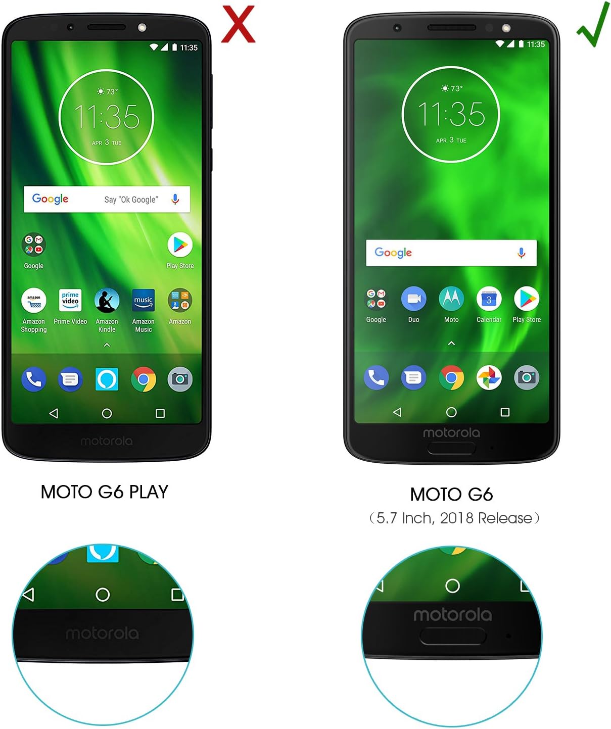 Moto G6 Case, SPARIN Dual Layer Protective Case with Scratch Resistant/Shock Absorption/Anti Dust for Motorola Moto G6, 5.7 Inch, Black