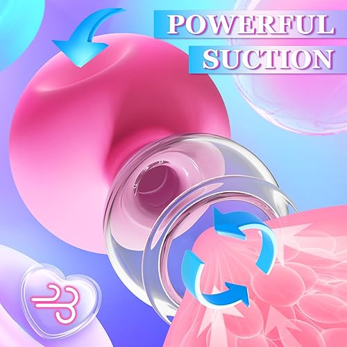 Miniatura 2 de Nipple Sucker - Juguete sexual para adultos, 1 par de juguetes para pezones estimuladores para el placer de parejas, succión manual, mini bomba de