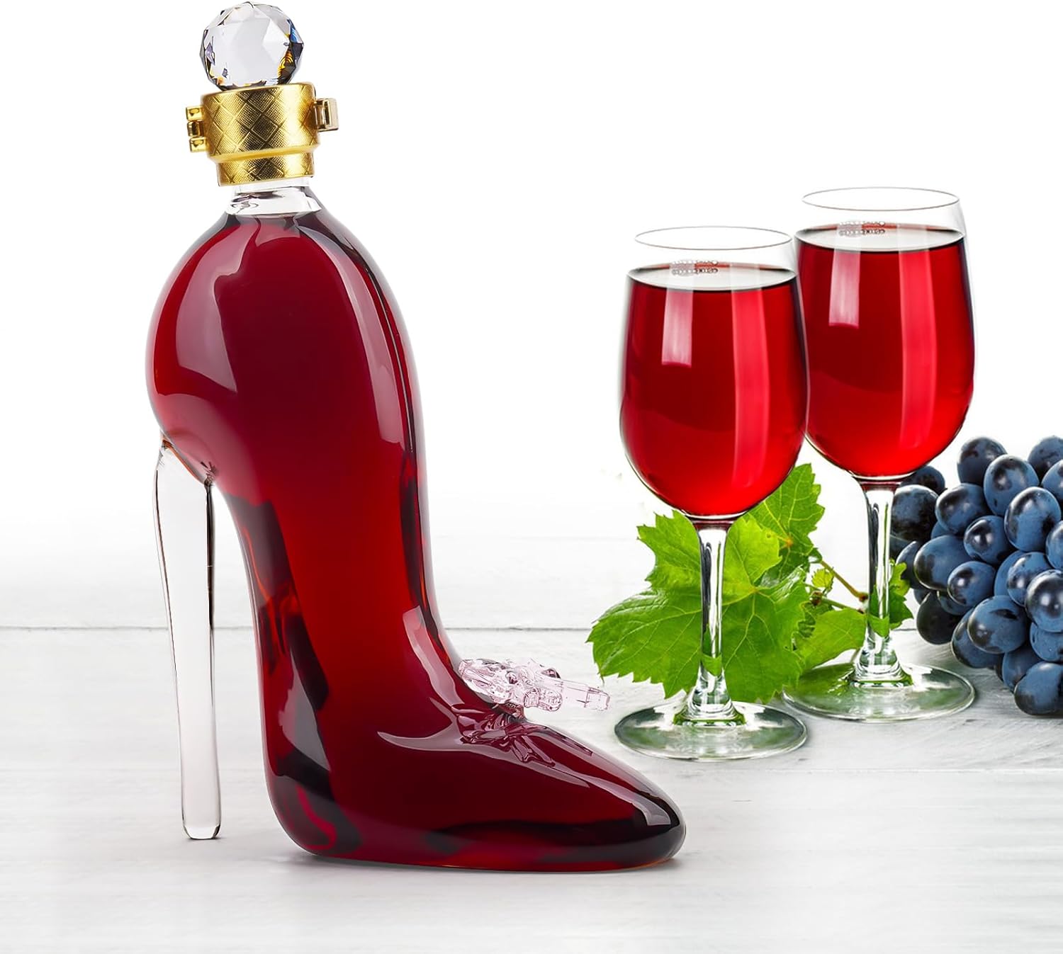 ボヘミアガラス デキャンタ 1930年代西洋 アンティーク クリスタル