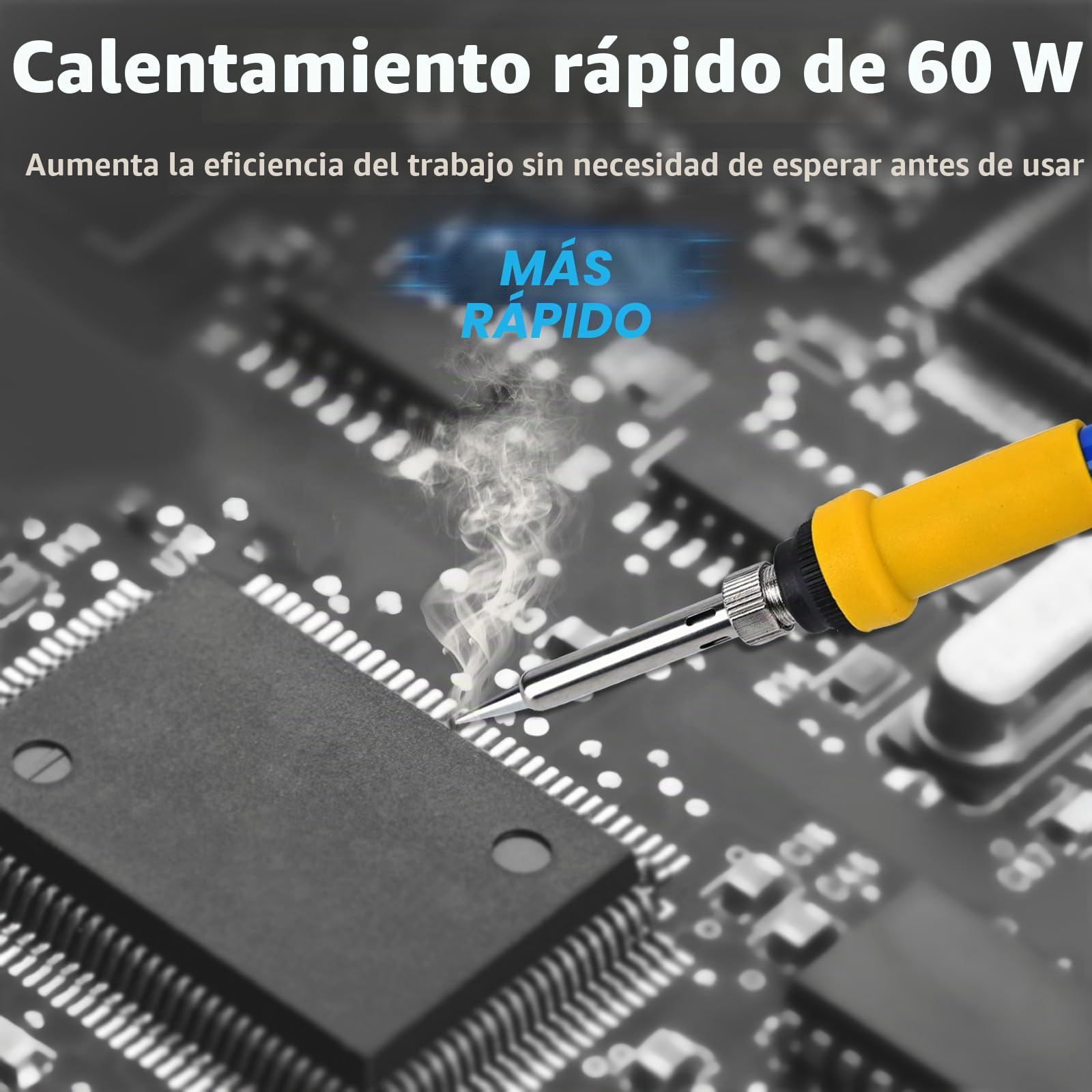 Estación de soldadura 936D, digital de 60 W, soldadura doméstica, temperatura ajustable, bolígrafo de grado industrial, herramienta de mantenimiento, con lupa