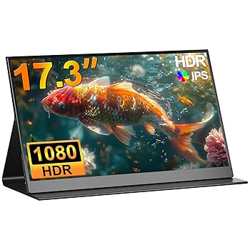 Amazon.co.jp: モバイルモニター モバイルディスプレイ IVV 17.3