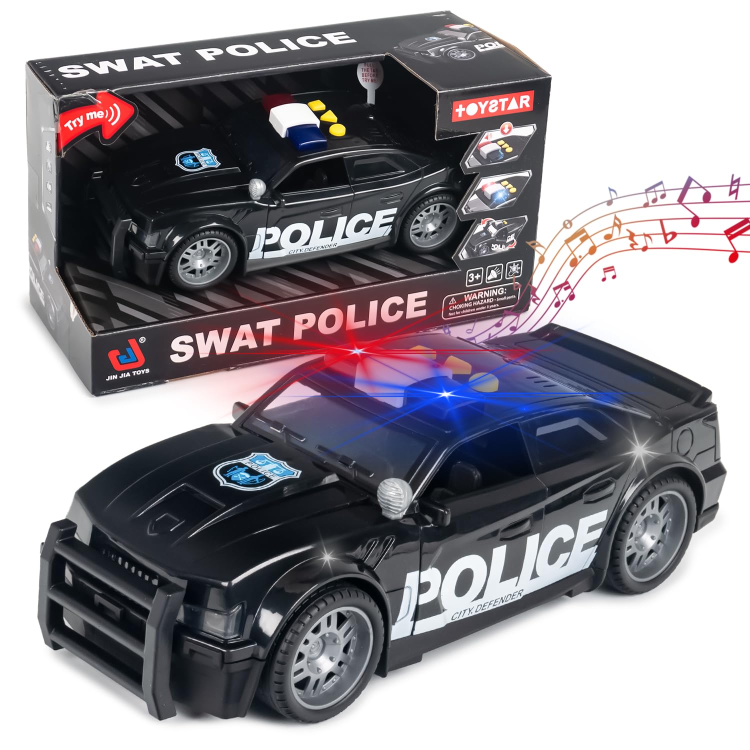 polizeiauto spielzeug mit sirene Polizeiautos Mit Blinklicht Brigamo Polizeiauto Mannschaftswagen Auto