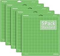 Vista 6 de WORKLION Alfombrilla de corte de 12 x 12 pulgadas, compatible con Maker/Maker 3/Maker 4/Air 2/Explore 3/4, variedad pegajosa