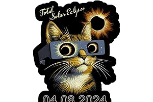Total Solar Eclipse 04.08.2024 Window Sticker