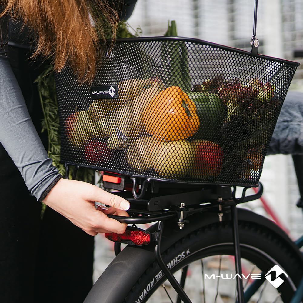 Fahrrad Drahtkorb, Quick Release System, 10 kg, Transporter ONE SNAP von M-WAVE