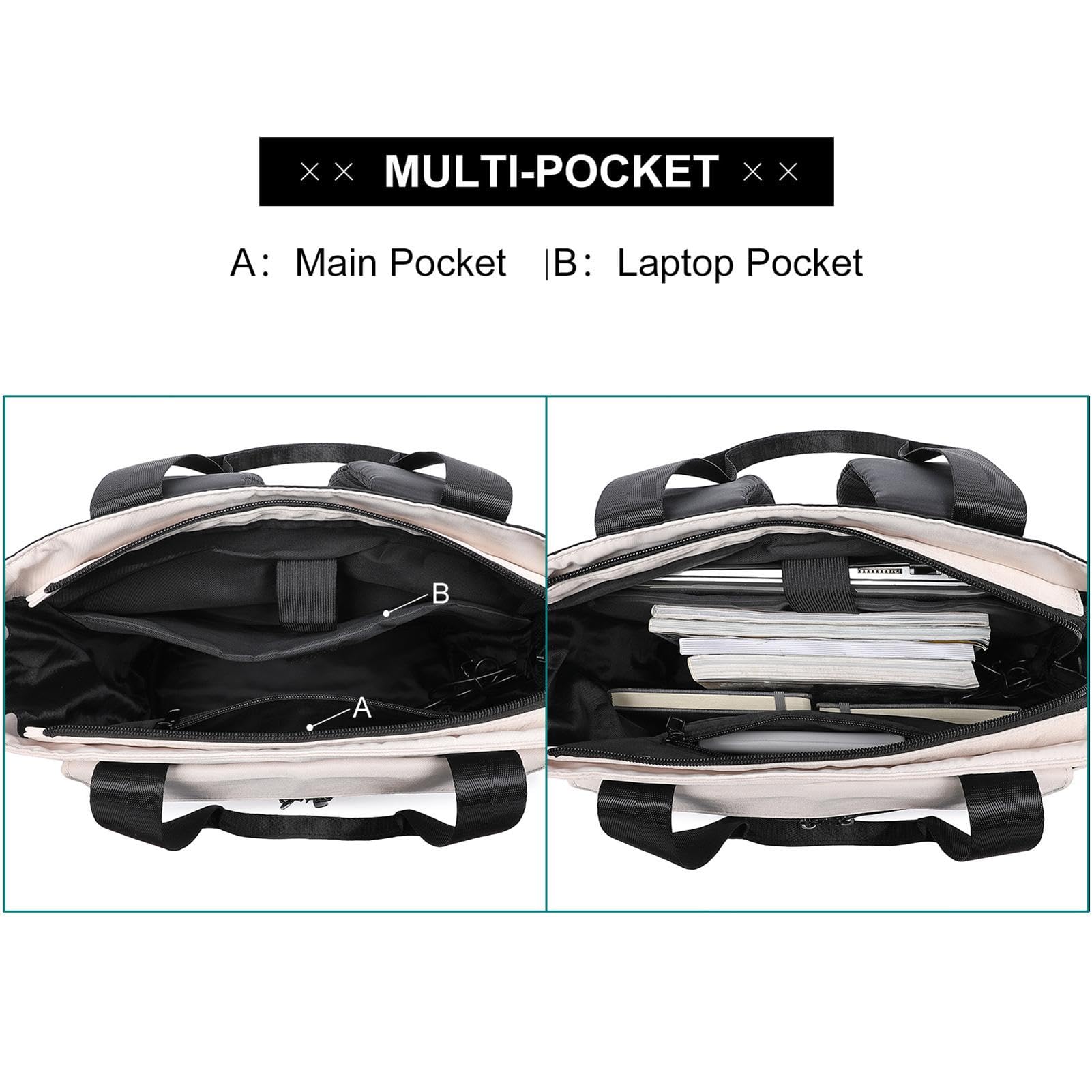 Zaino da viaggio per laptop: zaino casual, borsa a tracolla grande con | porta di ricarica USB | Zaino casual per computer, zaino universitario da viaggio, campeggio all'aperto, nero, Consulte la