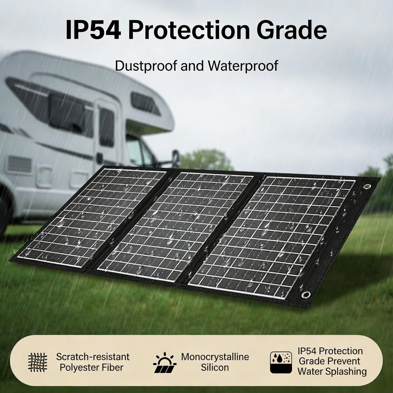 Dispositivo a energia solare da 28 W con due porte USB a ricarica rapida, ideale per campeggiatori ed escursionisti campeggio dispositivo solare