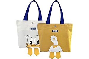 Adorable Canvas Tote Bags: A Pair of Preppy Essentials for Your Daily Needs