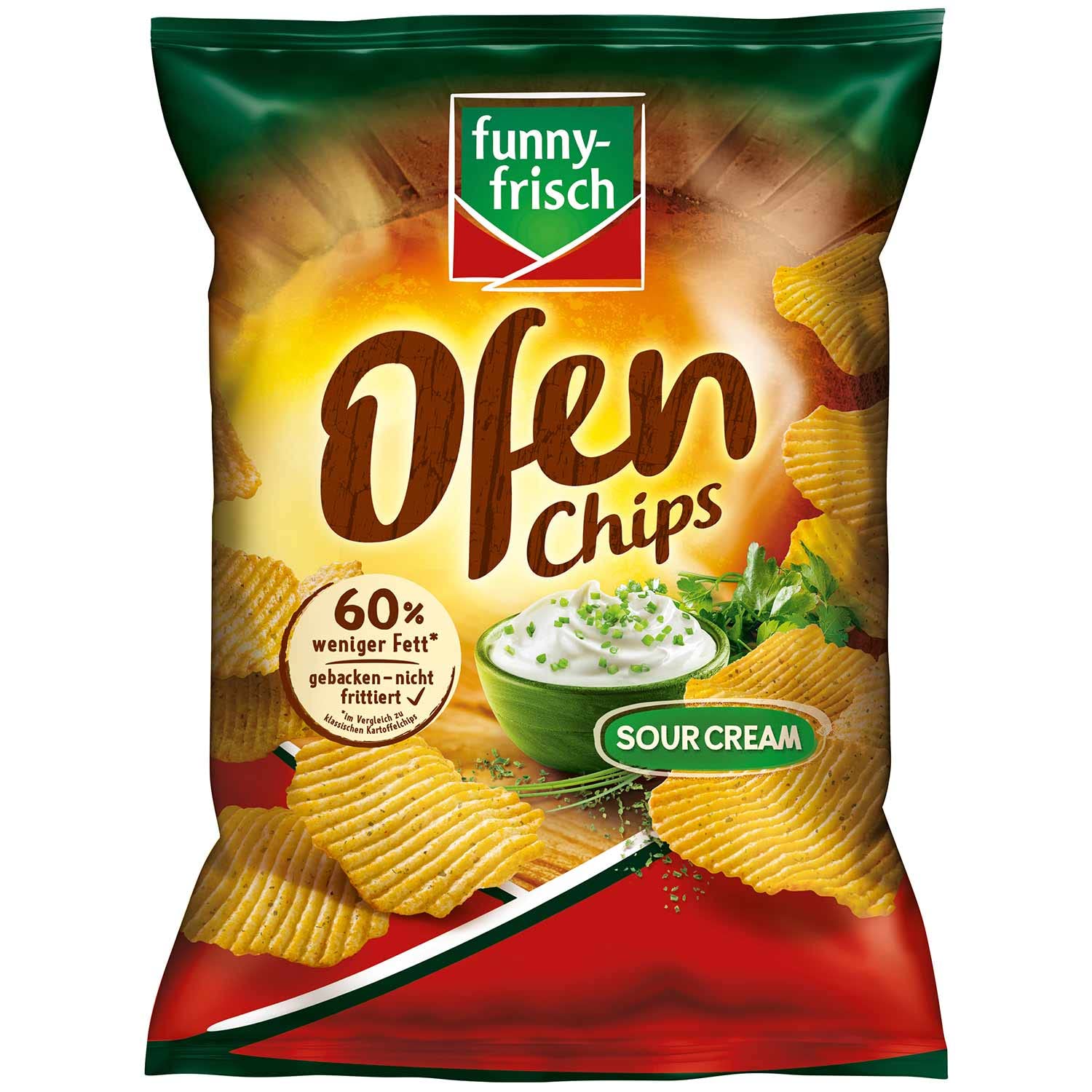 ff Ofen Chips Sour Cream 125g