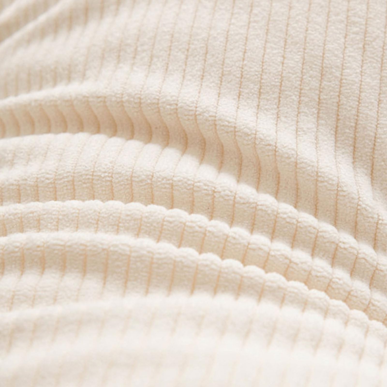 Cuscino schienale letto singolo matrimoniale, cuscino per testiera a cuneo triangolare, velluto a coste di alta qualità cuscini per lettura, supporto lombare, fodera Rimovibile(120x40x12cm,Beige)