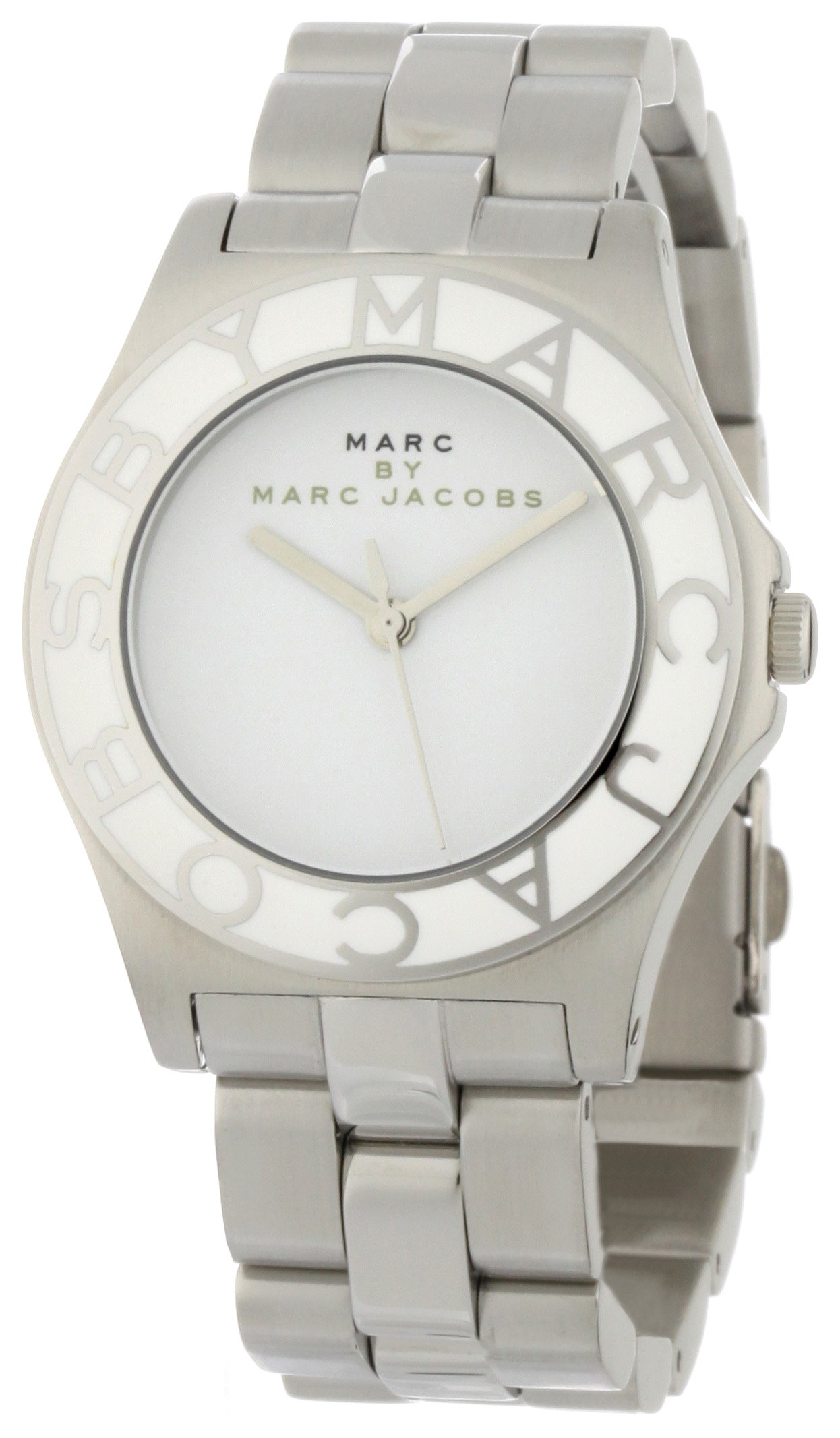 Marc JacobsMarc by Marc Jacobs Women's White Dial Stainless Steel Band Watch - Mbm3048