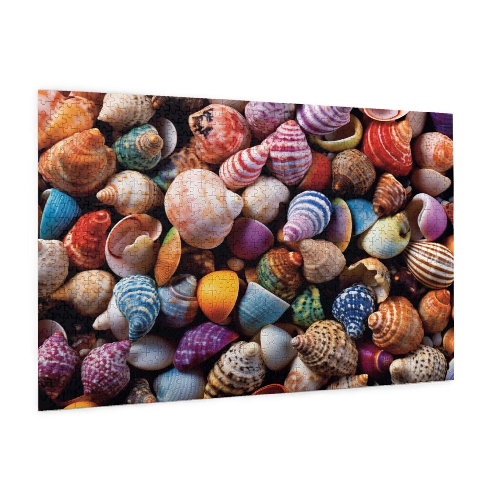 Kolorowe puzzle, 6000 elementów, muszle, puzzle dla dorosłych, z pudełkiem na prezent, "zrób to sam", duże drewniane puzzle dla dorosłych, gra zręcznościowa dla całej rodziny, prezenty dla kobiet, 105