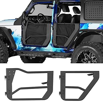 ジープ・ラングラー JK/JL/JT 4スチールチューブドア セミドアミラー付き ジープ・ラングラー JK/JL/JT 4スチールチューブドア セミ