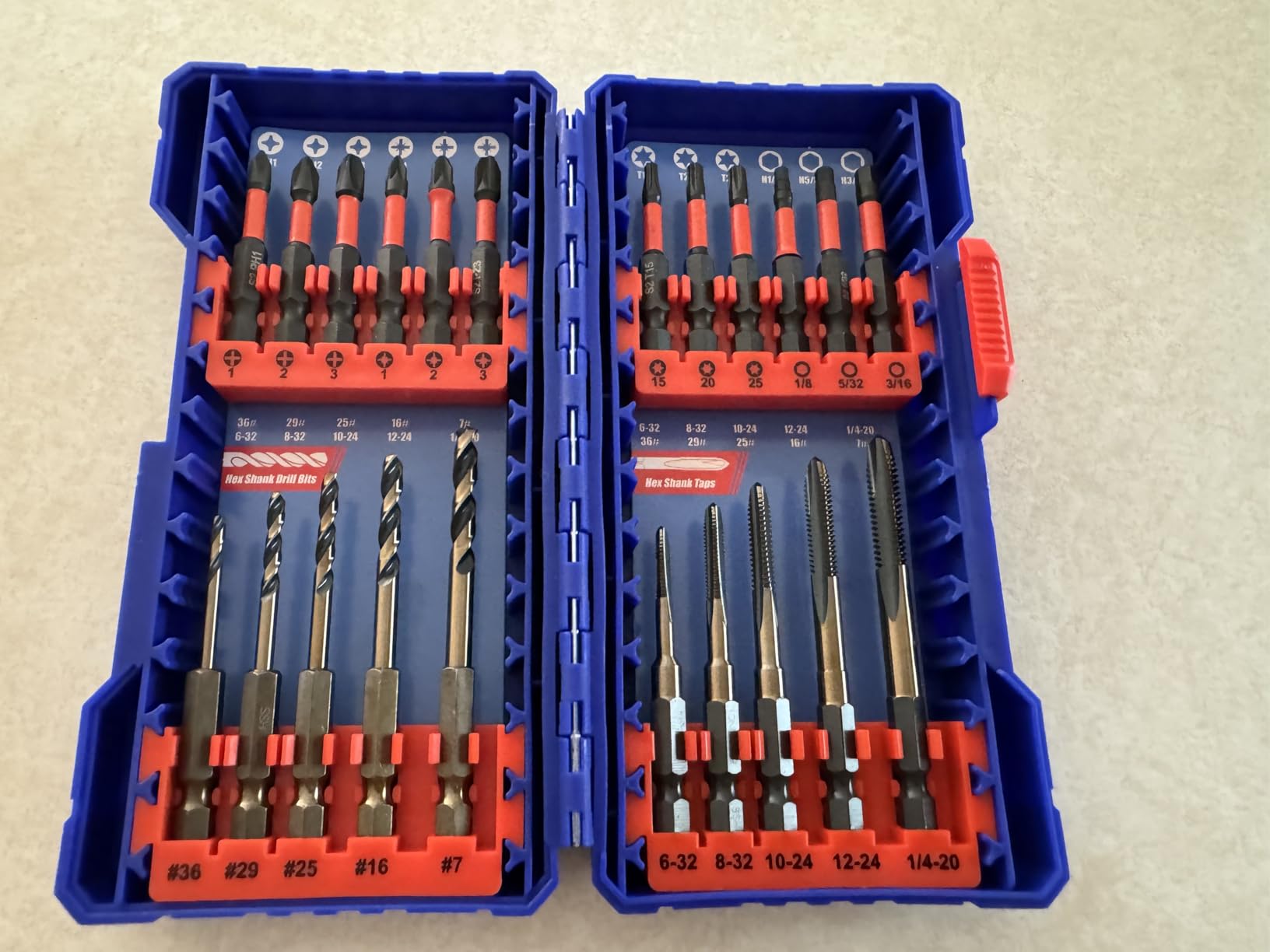 HIGHFIRE 3/16 Inch Twist Drill Bits - HSS Sharp Hex Shank, TiN Coated for Metal - Steel, Copper, Aluminum, Zinc Alloy (6 PCS Same Size in One Pack)