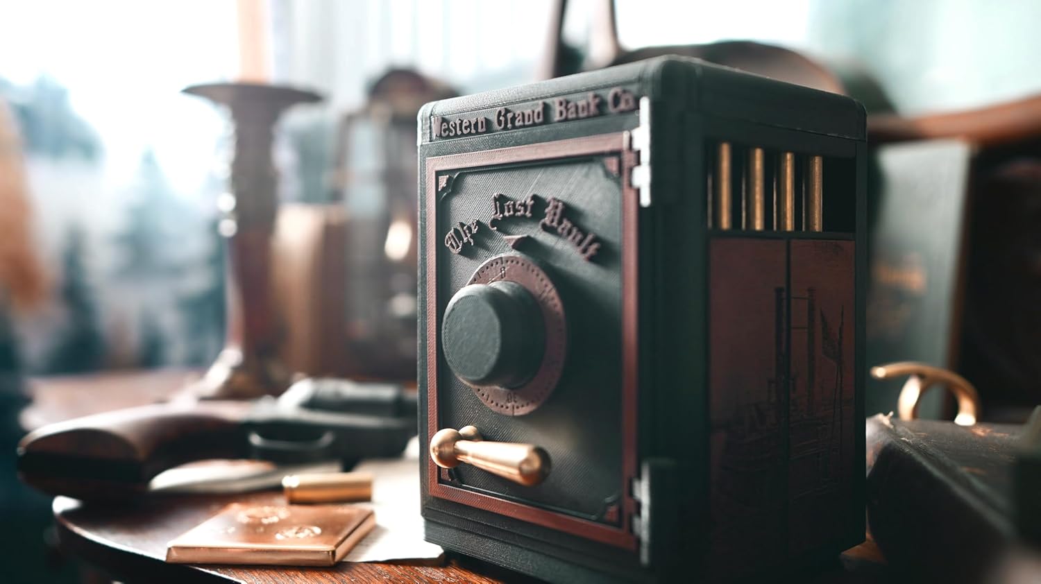 The Lost Vault of Jesse James - A Jesse Born Sequential Discovery Puzzlebox - Secret Compartments, Riddles, and Combinations - Intermediate Level 30-45 Minute Solve