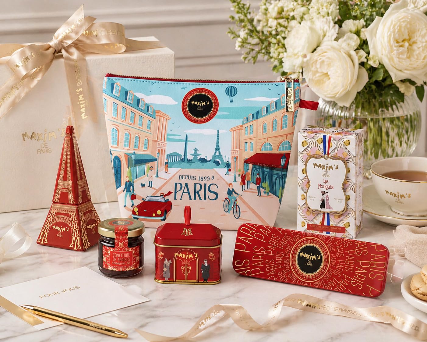 Amazon.com : Maxim's de Paris French Gift Set - Bonjour Paris