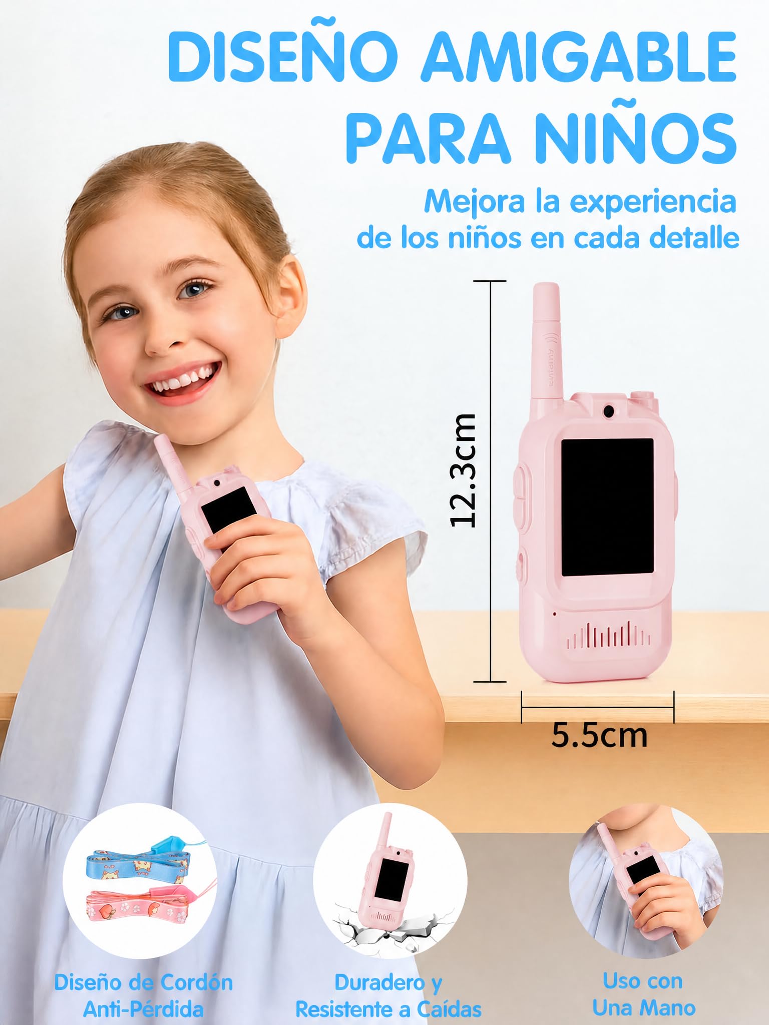 Kids Video Walkie Talkies, Azul