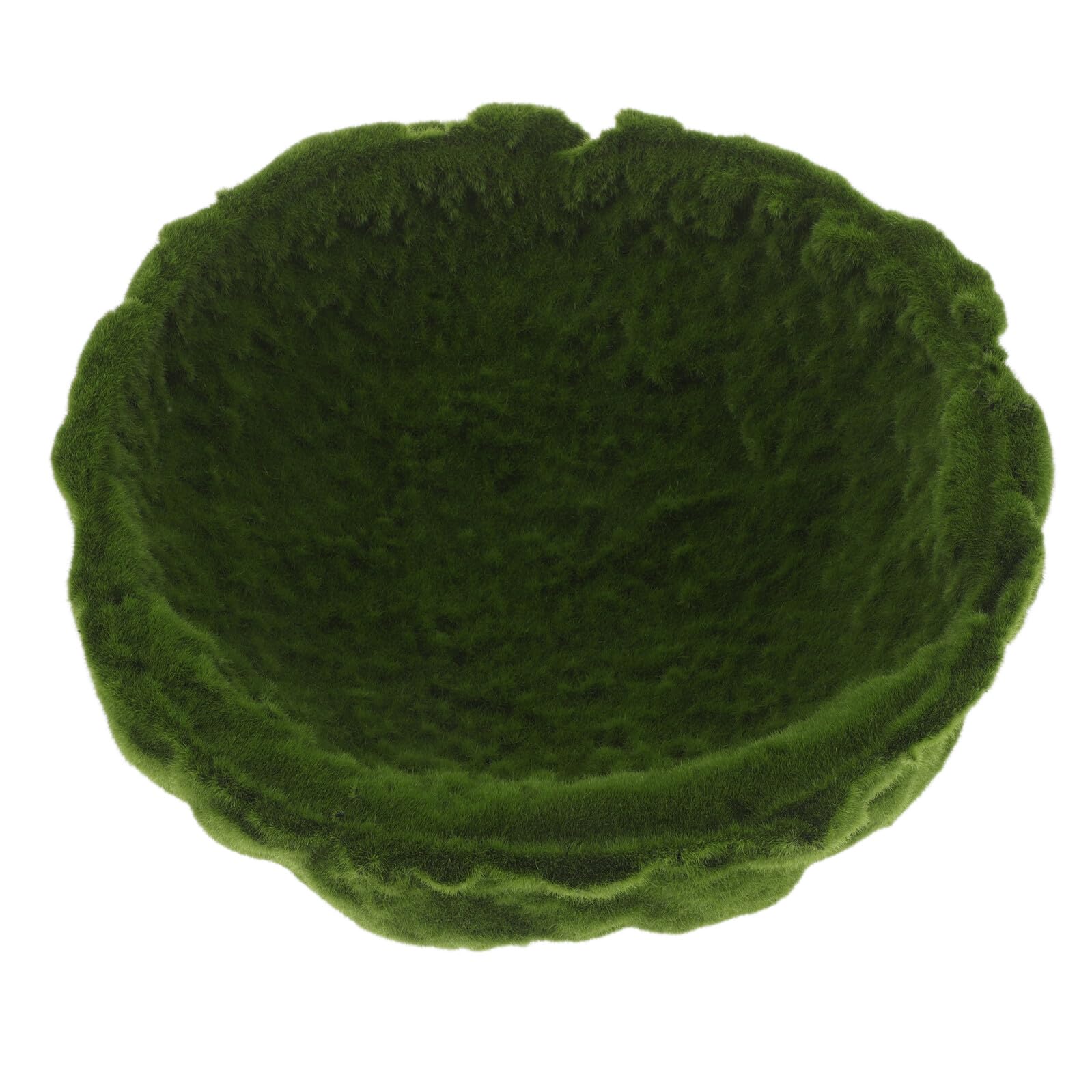 Garneck Acrylkugel mit Blumenmuster Künstliche Mooskugel für Dekoration Terrarien und Bastelarbeiten Pflegeleichtes Moos-Accessoire für Tischdekorationen und Gartenarrangements