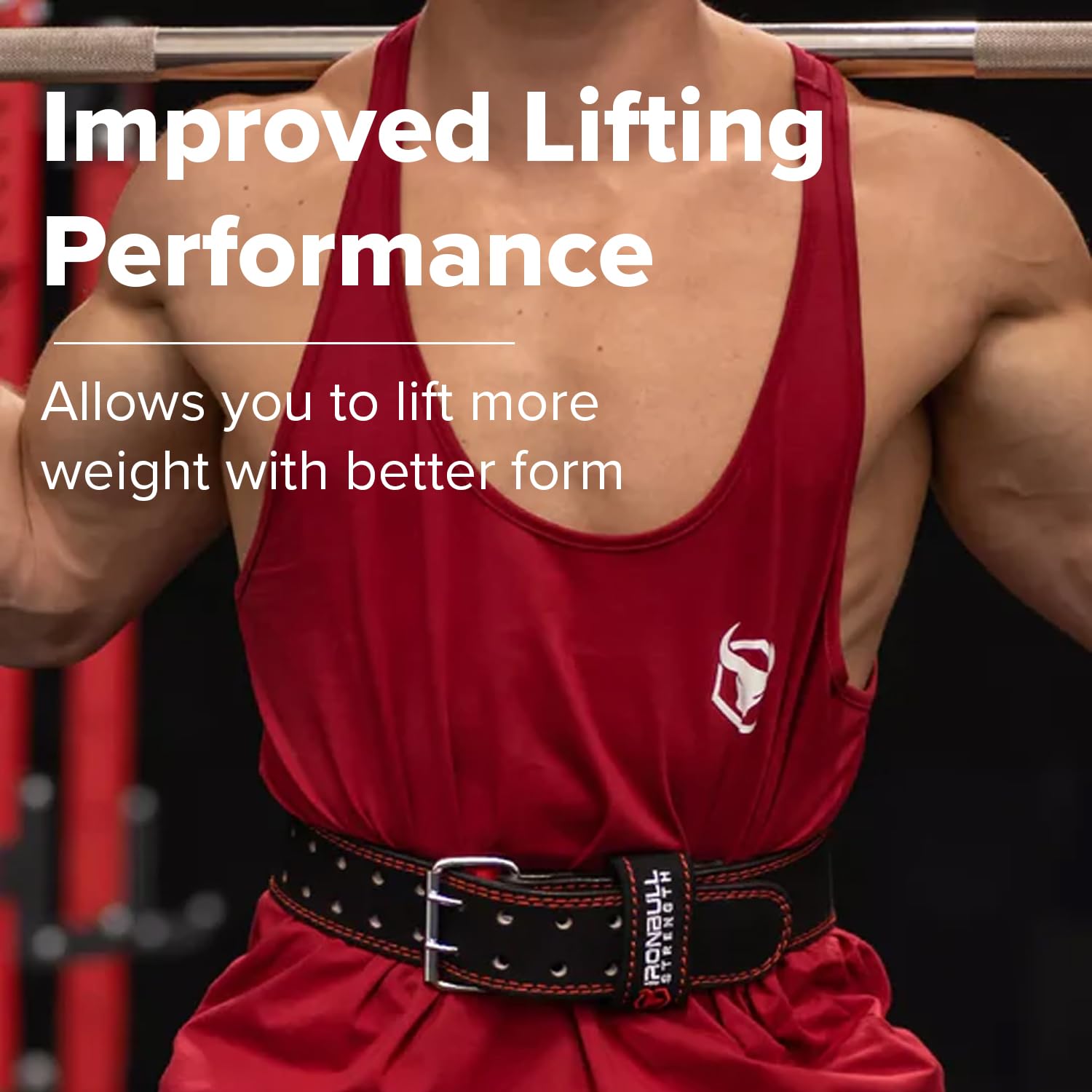 Amazon | Iron Bull Strength トレーニングベルト 6インチパッド入り