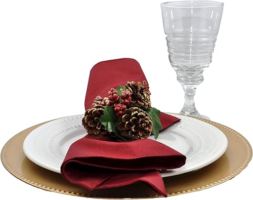 Miniatura 2 de Juego de 4 cargadores de placa dorada con cuentas de 13 pulgadas