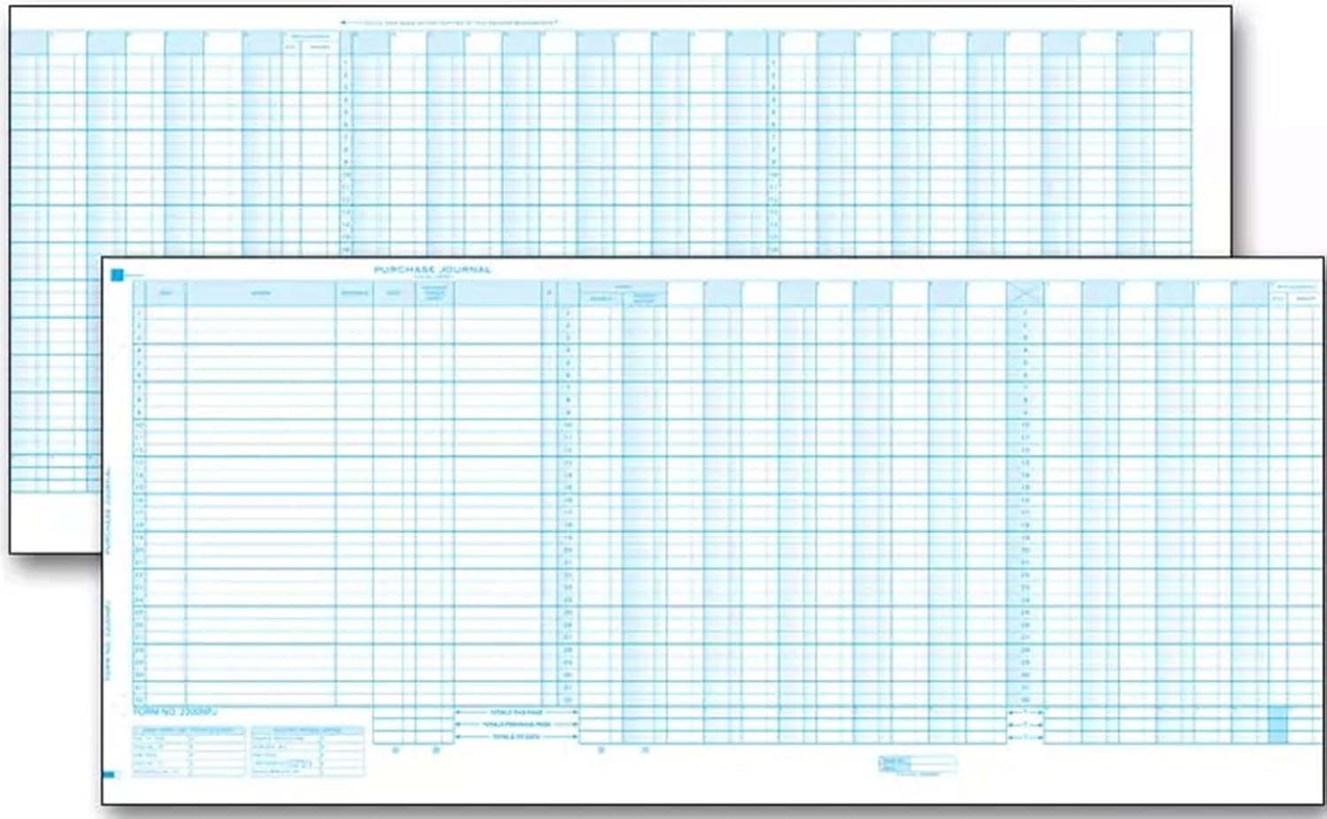 Accounts Payable Purchase Journal Sheet