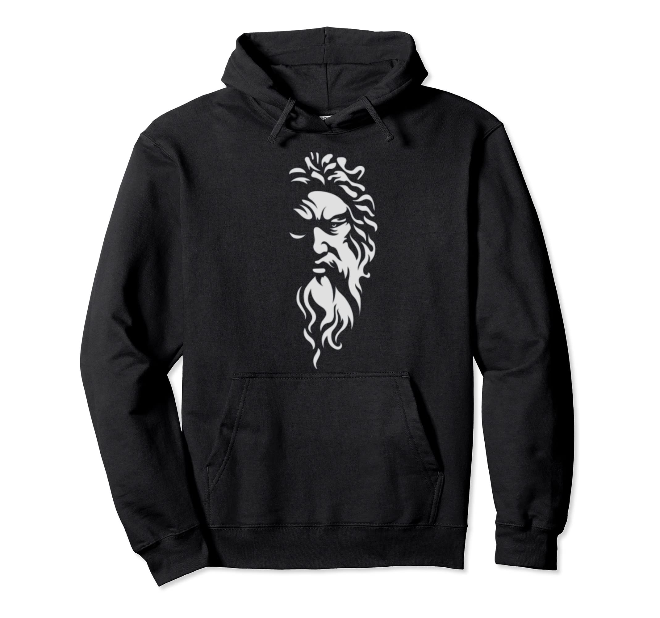 Zeus God of Thunder Apparel Greek mythologyPullover Hoodie