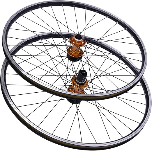 Mountain Bike Wheelset 27.5 Inch Dual Disc Mountain Bike Wheels, Aluminum Alloy Rim