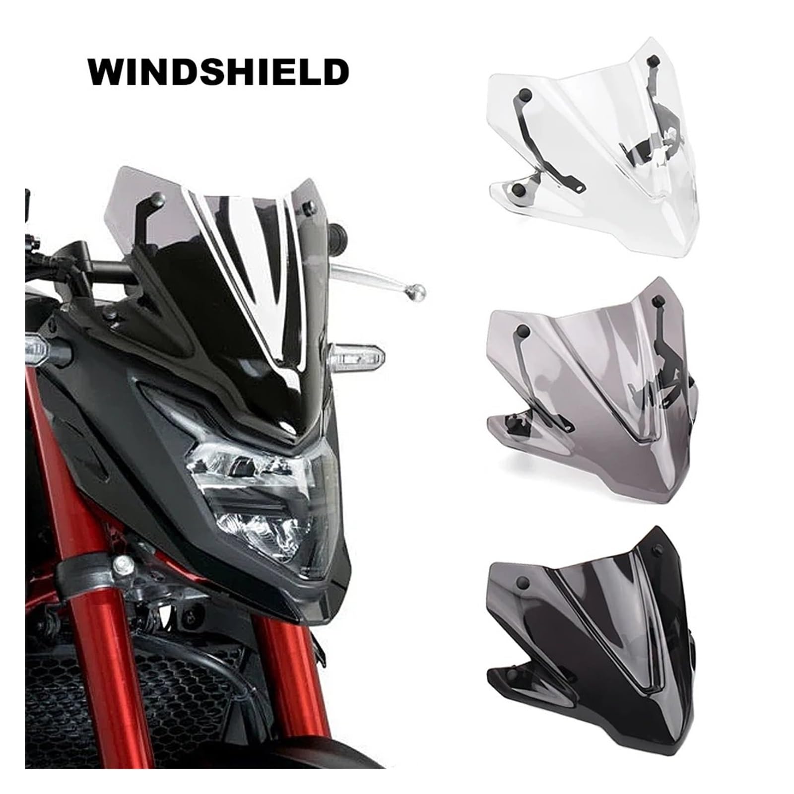 Pare-brise Déflecteur Pour Honda CB750 Hornet 2023 - Accessoire Moto Sportif - Protection Vent Et Projections