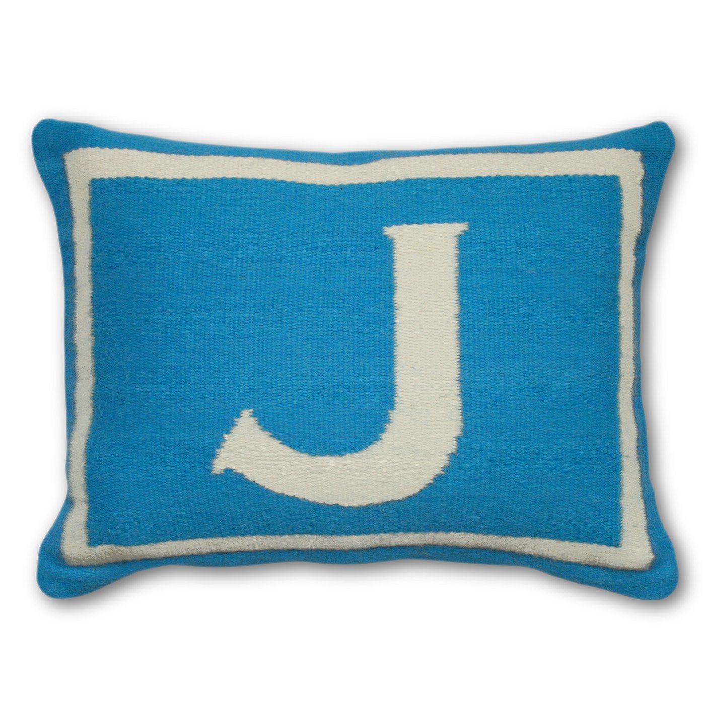 Jonathan Adler Letter Baby Pillow, Blue, Monogrammed J Amazon.in