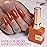 Double Rhythm 0.5Oz Gel Polish Pure Sheer Same Color Same Bottle Soak Off 15ML Gel Polish Manicure Salon Nail Art DIY at Home for Women (Pumpkin Orange-A1100)