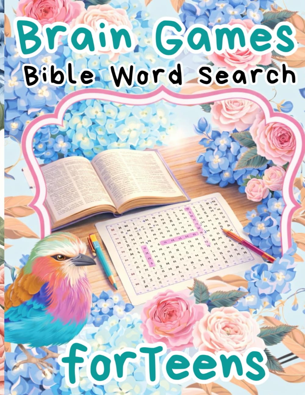 Brain Games – Bible Word Search for Teens: Fun & Faith-Building Puzzle Games for Christian Teens to Improve Focus and Bible Knowledge