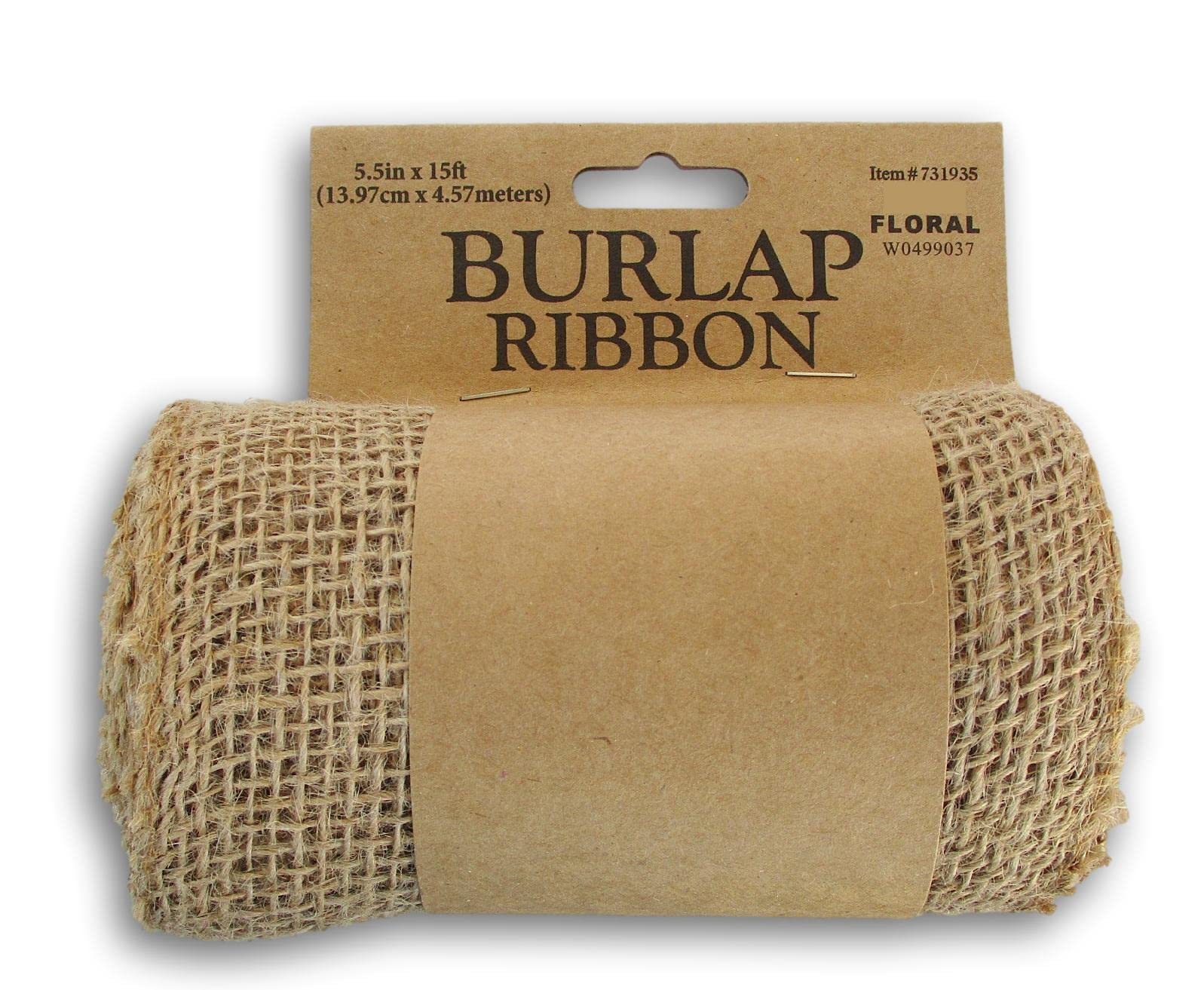 Style4 -Ruban En Toile De Jute Naturelle, 2 M-Lot, Bricolage, Ruban