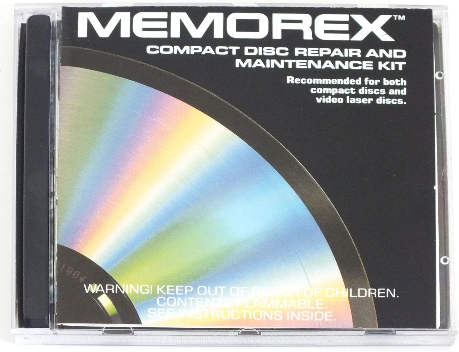 Memorex Compact Disc Scratch Repair & Maintenance Kit CD Cleaner