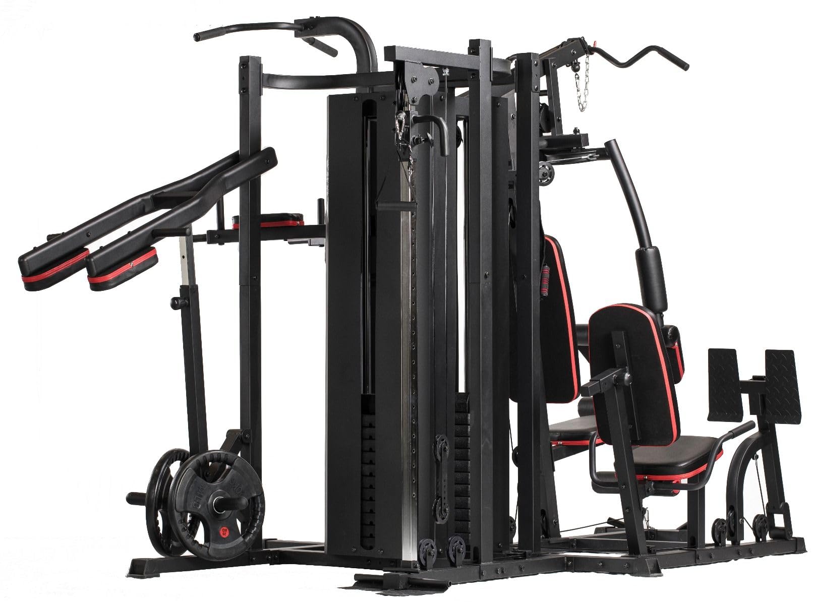 Palestra Multistazione HOME GYM gym ST 7200 Professional con 210 kg pacco pesi e Larry Scott