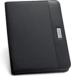 Pasta Executiva Congresso A4 Edge com Ziper TopGet (Preto)