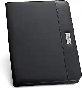 Pasta Executiva Congresso A4 Edge com Ziper TopGet (Preto)