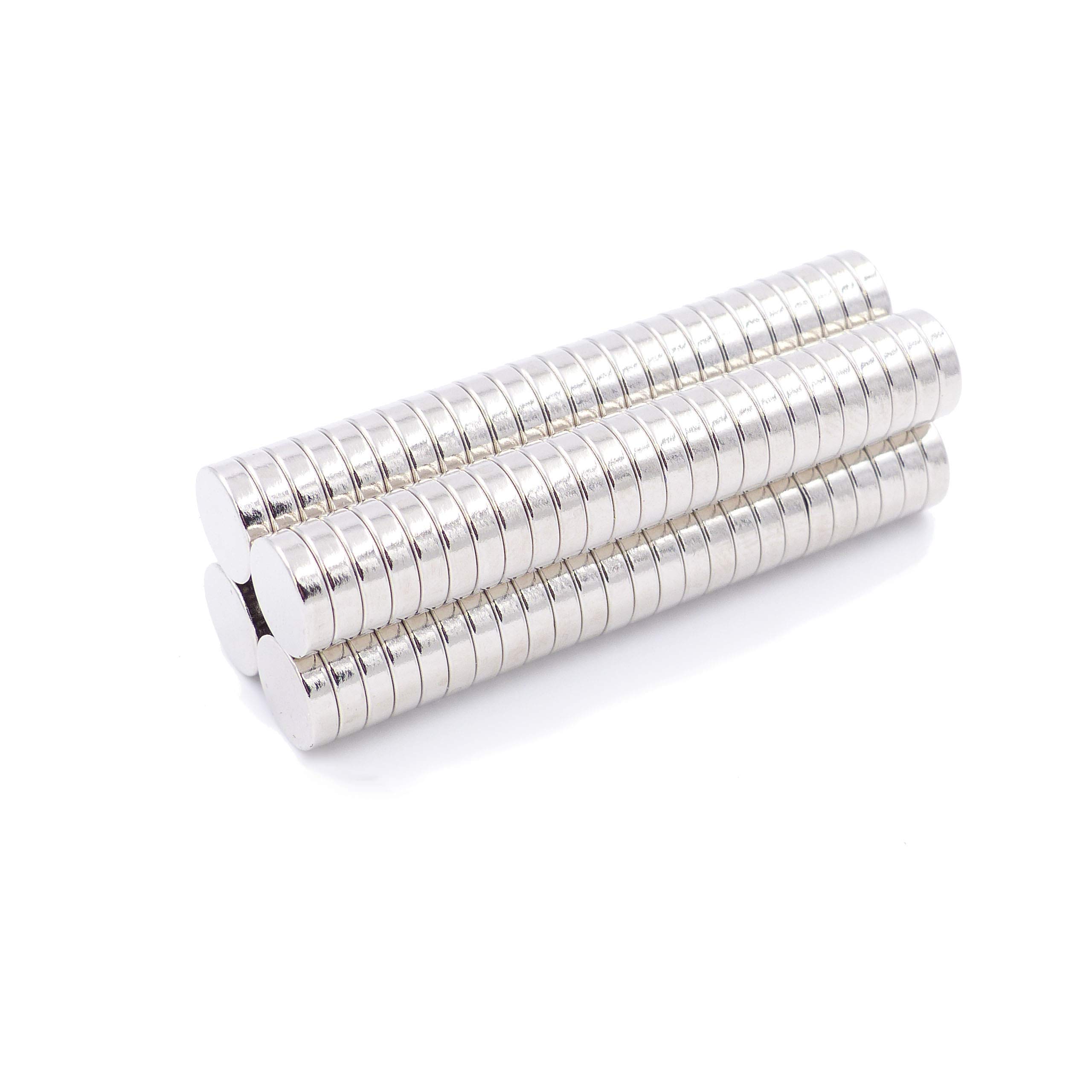 25 Mini Magneti Al Neodimio N52 – Dischi 9x2mm, Ultra Potenti (fino A 1,4 Kg Di Forza)
