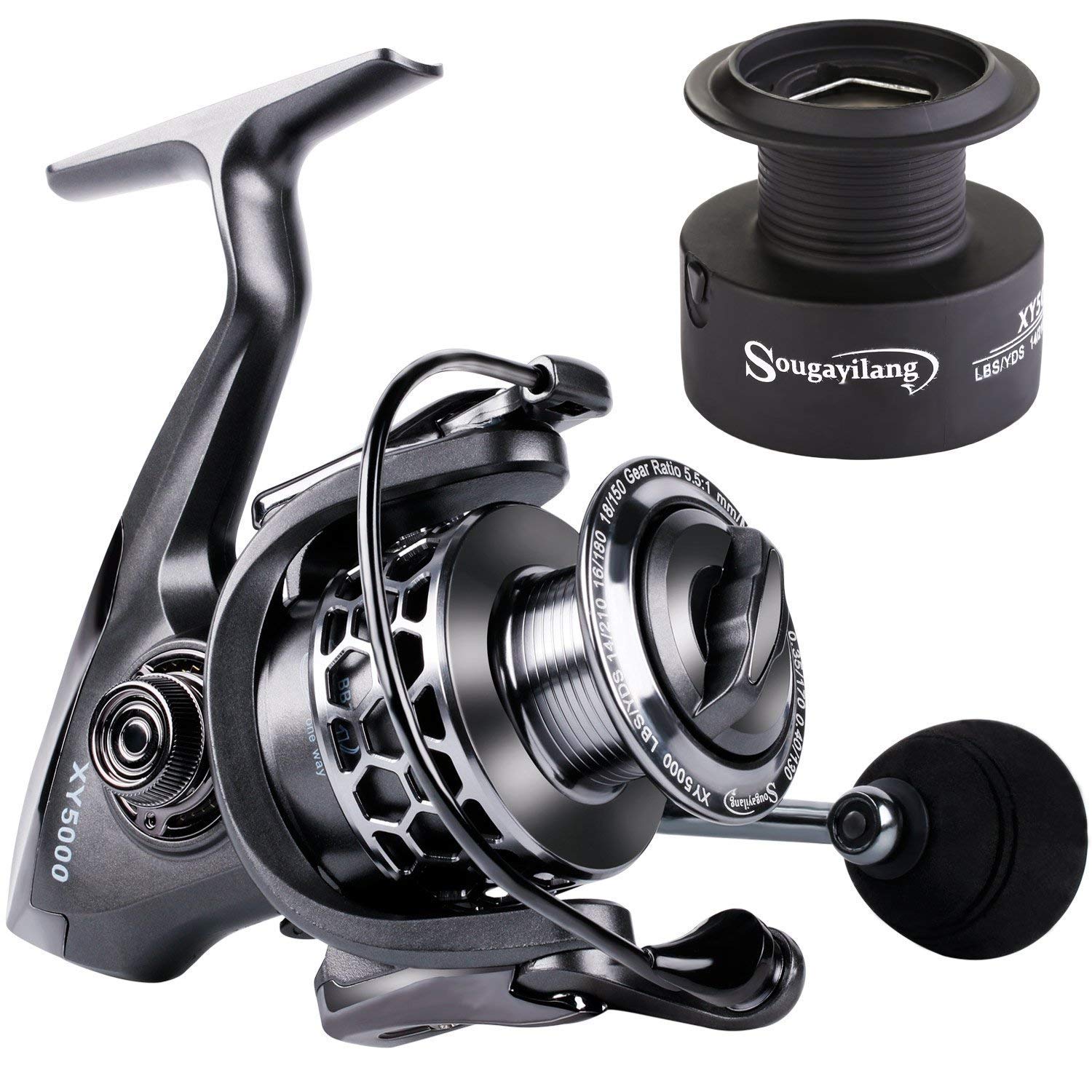 Sougayilang XY4000 - Carrete de pesca 13+1BB