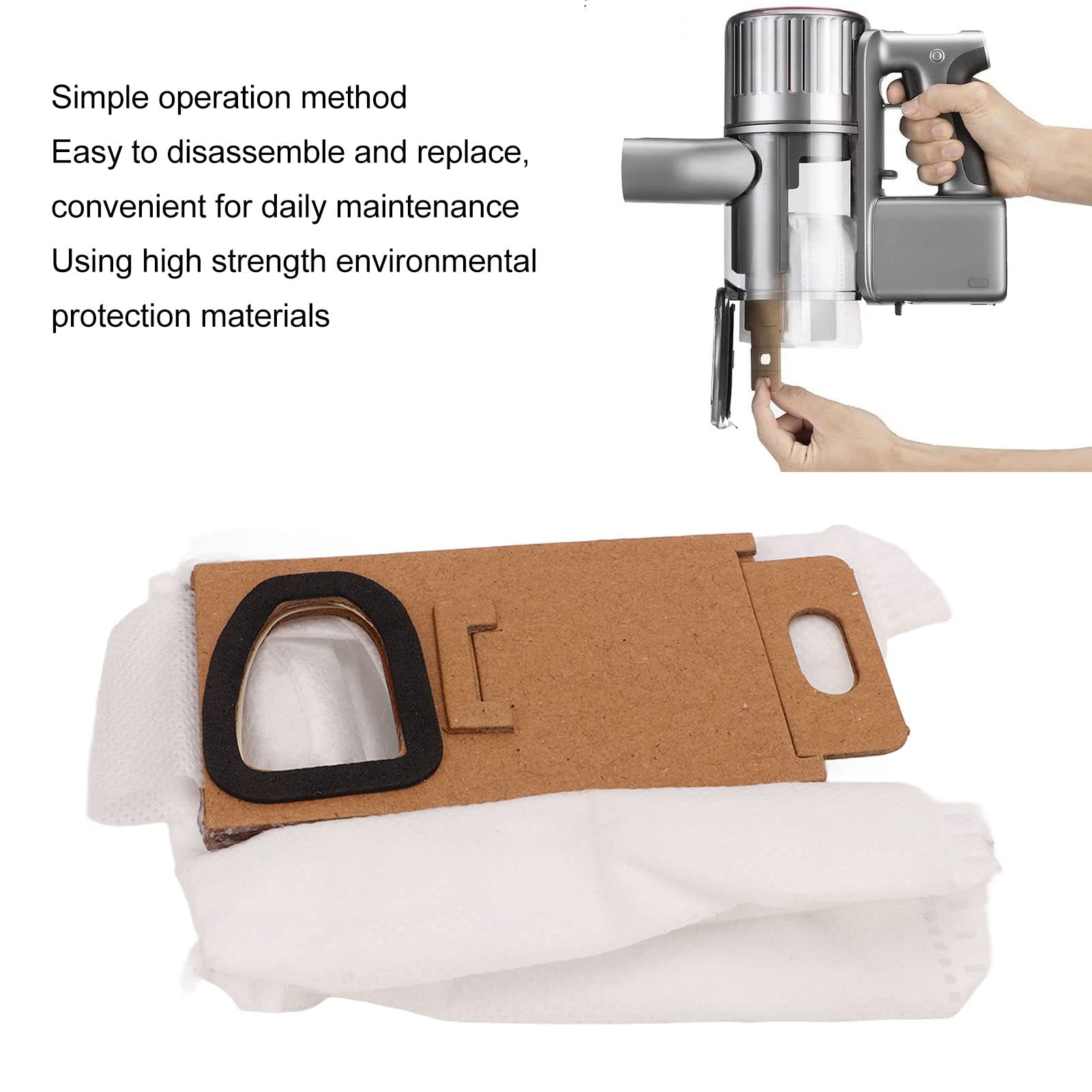 Ersatzteile Für Xiaomi Roborock H6 & H7 Staubsauger – HEPA-Filter, Staubbeutel, Bürstenwalze