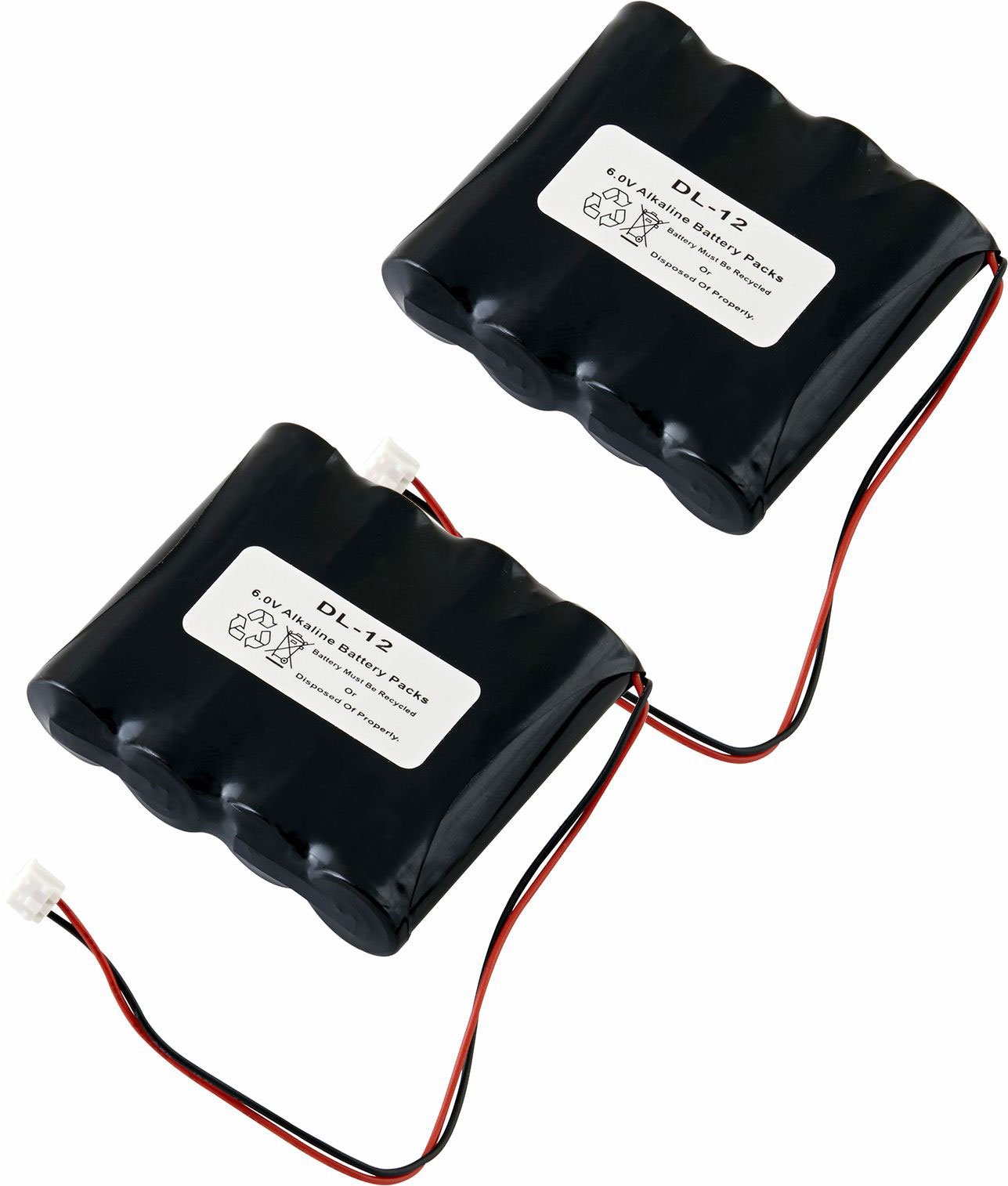 Synergy DigitalDoor Lock Batteries, Compatible with Saflok MT Door Lock, (Alkaline, 6V, 2200 mAh), Replacement for Saflok X-GAA-FC42 Battery, Combo-Pack Includes: 2 x SDDC-A1115 Batteries