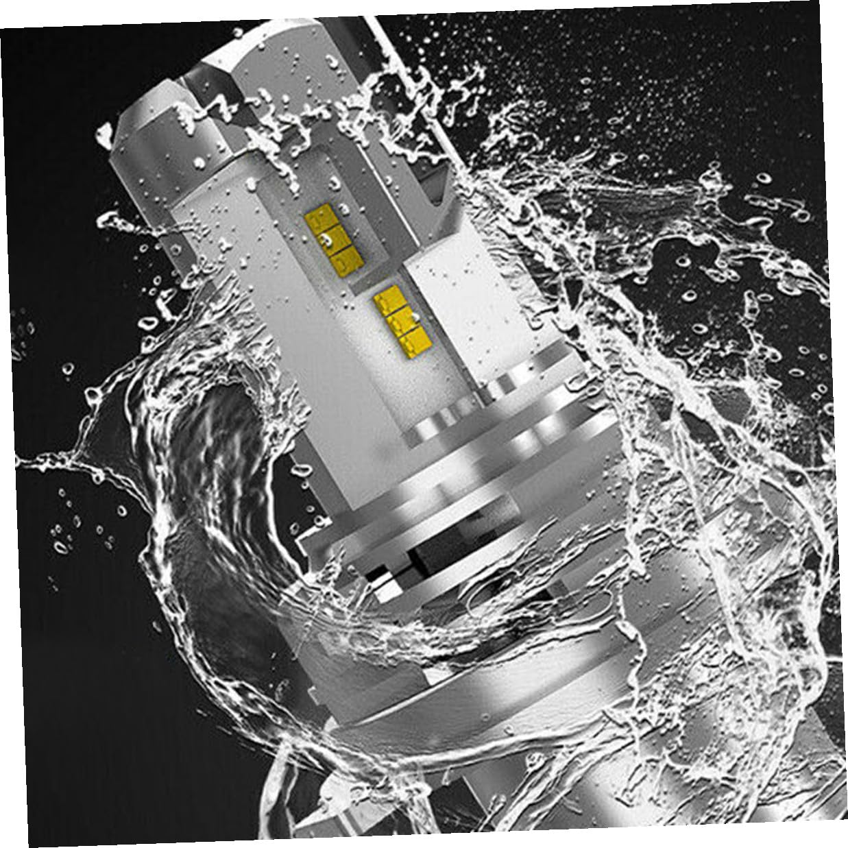 POPETPOP Lampadine LED Fari Auto H4 9003 55w 5000lm, Faro Veicolo, Ricambio Fendinebbia ad Alta Permeabilità, Basso Consumo Energetico, Resistente Agli Urti, per Uso Automobilistico