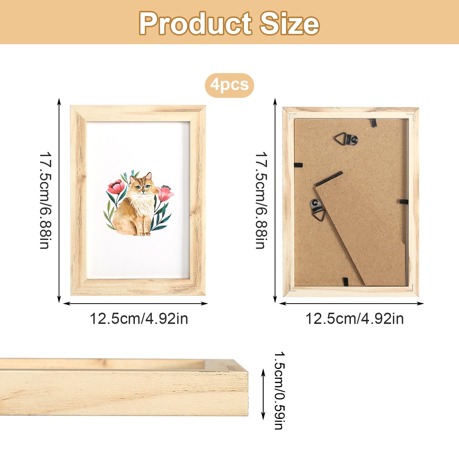 Haes Deco Houten Fotolijst Malaga In Rustiek Bruin Voor 1 Foto 15x20 Cm Formaat 19 8 X 24 8 Cm Sp11420