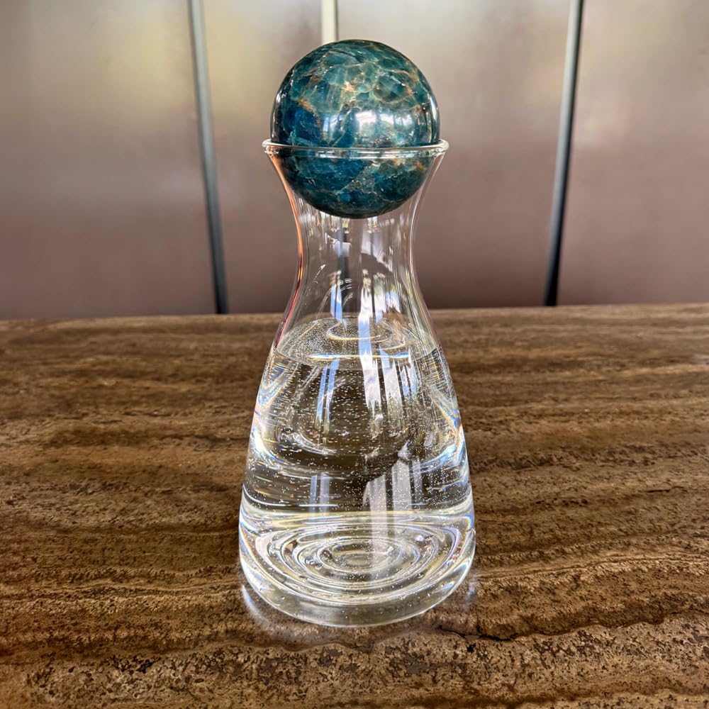 Carafe en verre de qualité supérieure et bouchon silicone design TEA SOUL