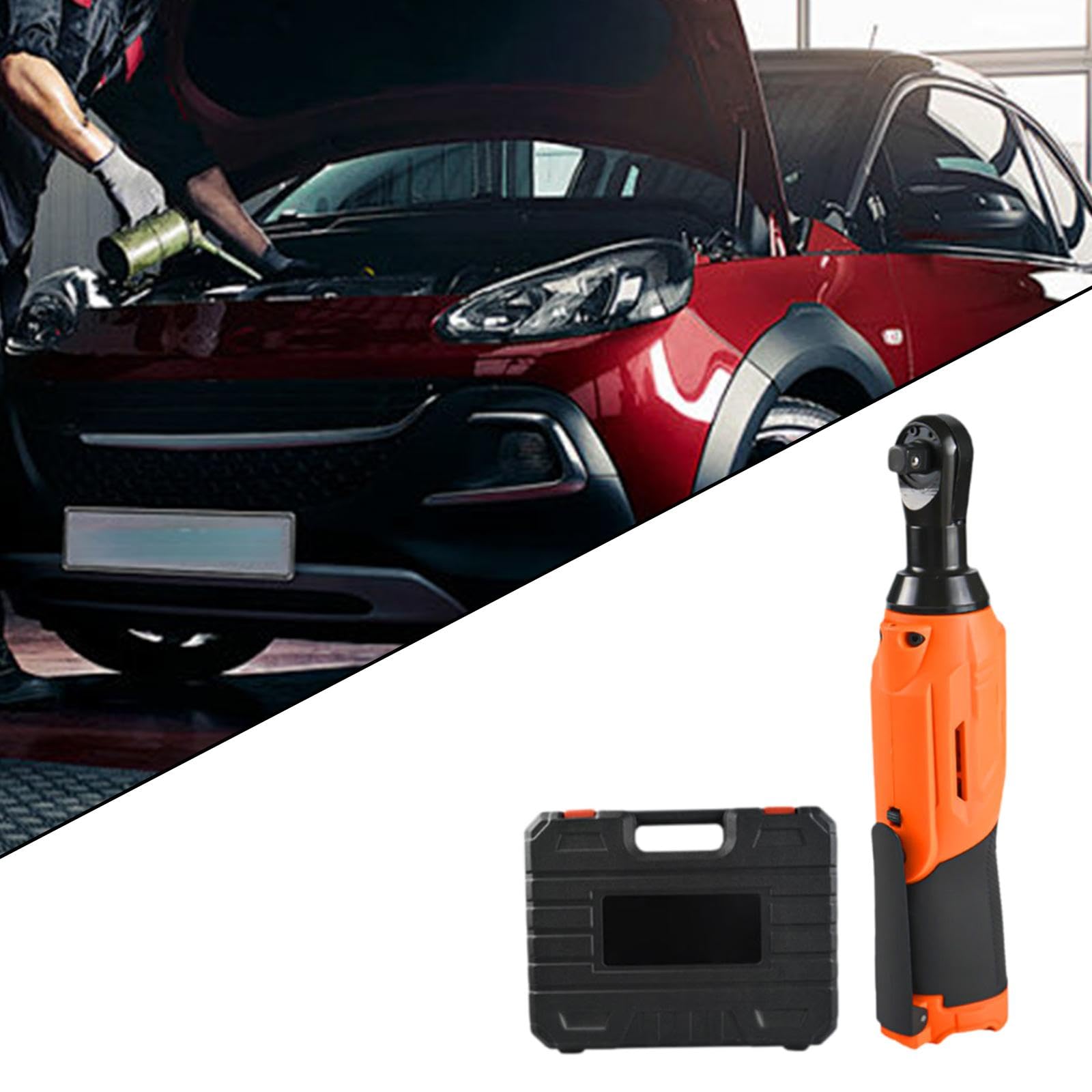 Llave de Carraca Electromagnética de para Baterías, Equipo de Taller, Herramienta de Reparación de Automóviles, Compacta, Multifuncional.