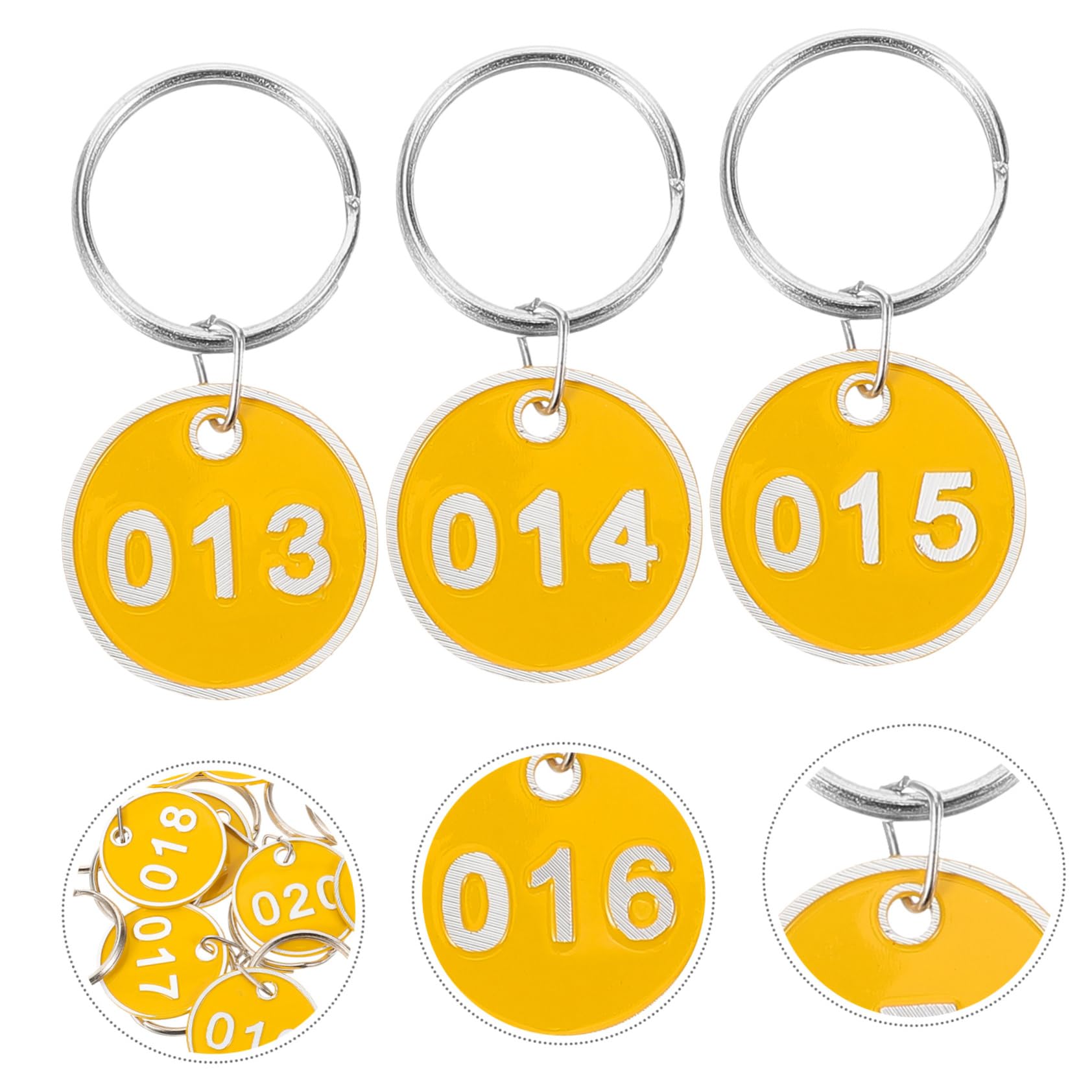 Set Di 10 Etichette Di Stoccaggio in Alluminio Targhette Metalliche Etichette Identificative Per Bagagli