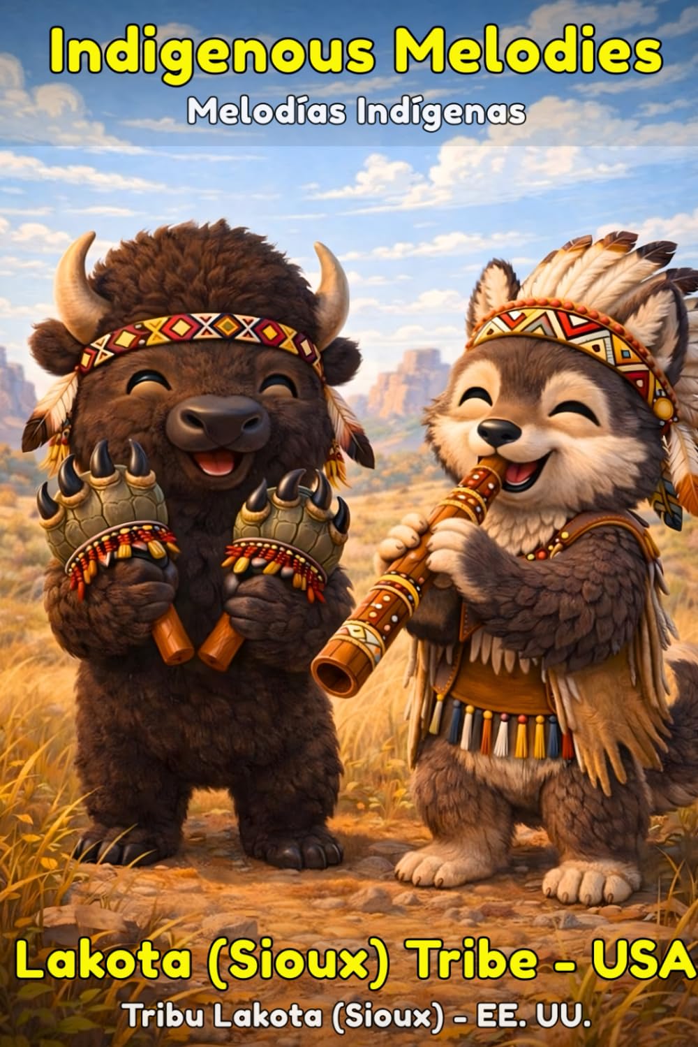 Indigenous Melodies — Lakota (Sioux) Tribe: A Native – Inspired Coloring Book for Children