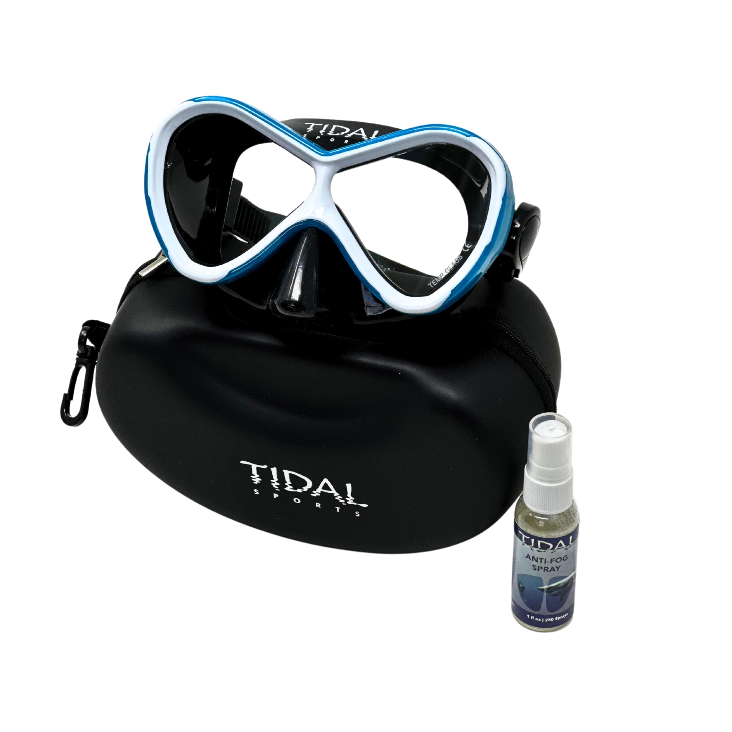 Kids Tidal Mask with Anti-Fog Technology for Scuba Diving, Snorkeling, Free Diving and Swimming. Help Your Kids Explore The Underwater World with Confidence. (Black Skirt)